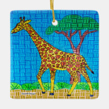Giraffe - Ceramic Ornament