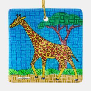 Giraffe - Ceramic Ornament
