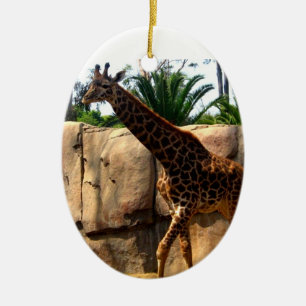 Giraffe Ceramic Ornament