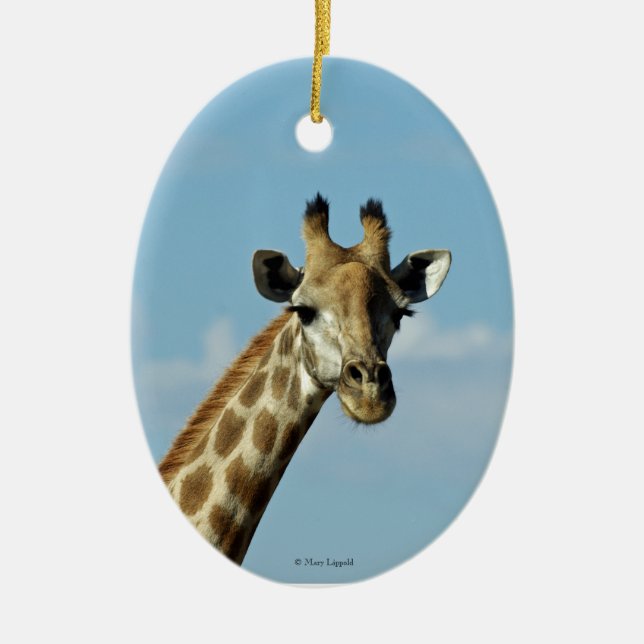 Giraffe Ceramic Ornament (Front)