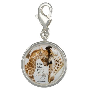 Giraffe Charm Pendant by BiscardiArt at Zazzle
