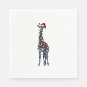 Giraffe Christmas _1 Napkins