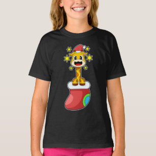 Giraffe Christmas Christmas socks T-Shirt