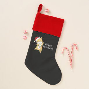 Giraffe Christmas Giraffes Winter Animals Adult Cl Stocking