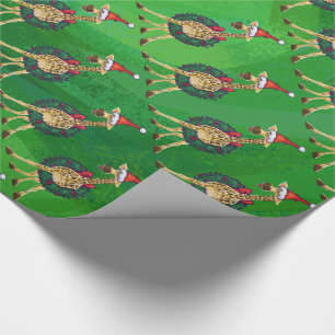 Giraffe Christmas Wrapping Paper