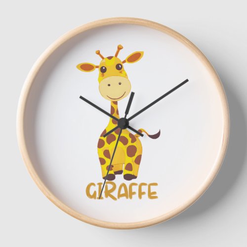 Giraffe clock