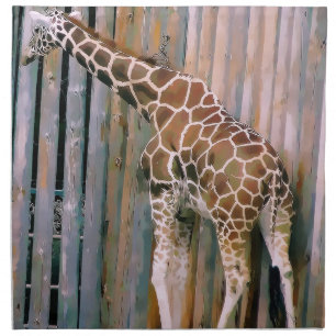 giraffe cloth napkins