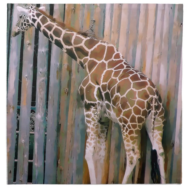giraffe cloth napkins (Front)
