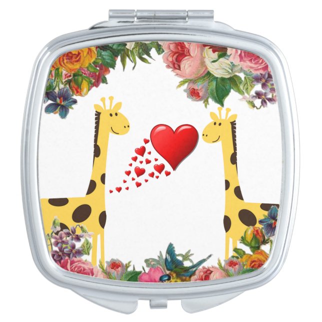 Giraffe Compact Mirror (Front)
