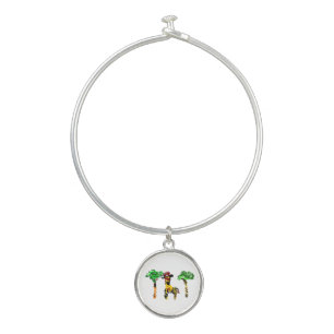 Giraffe cool summer bangle bracelet