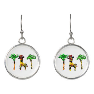 Giraffe cool summer  earrings