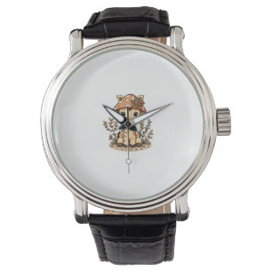 Giraffe Cottagecore Mushroom Watch
