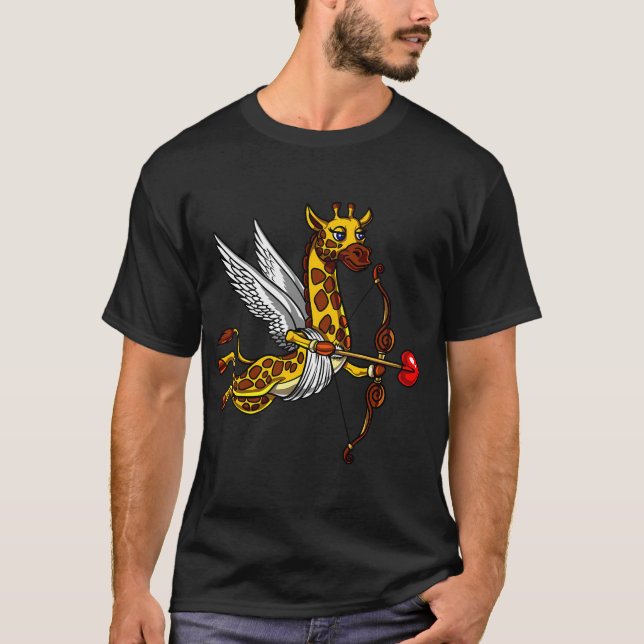 Giraffe Cupid T-Shirt (Front)