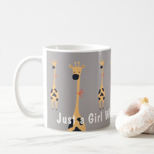 Giraffe Cute Animal Coffee Mug
