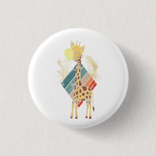 Giraffe Cute Hug Button Special Gift for Kids