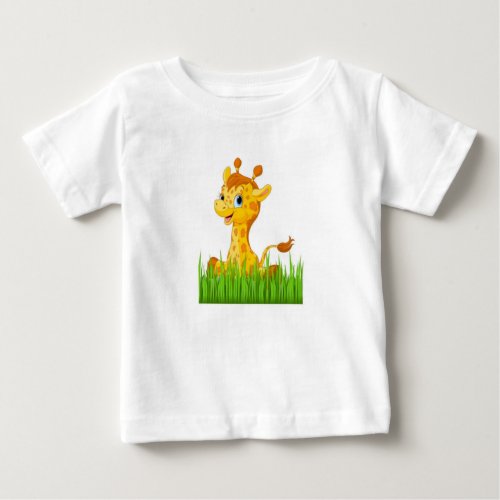 Giraffe Cuteness Adorable Baby Tee Design