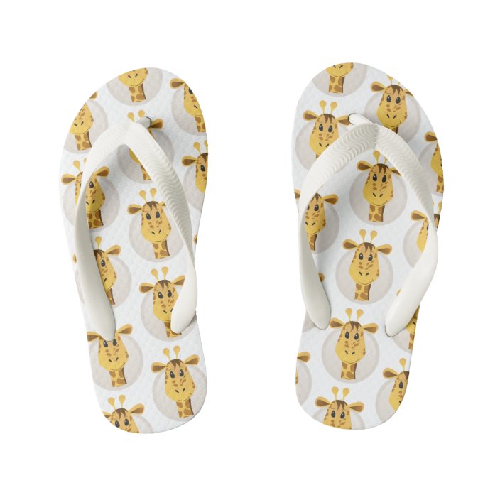 giraffe flip flops