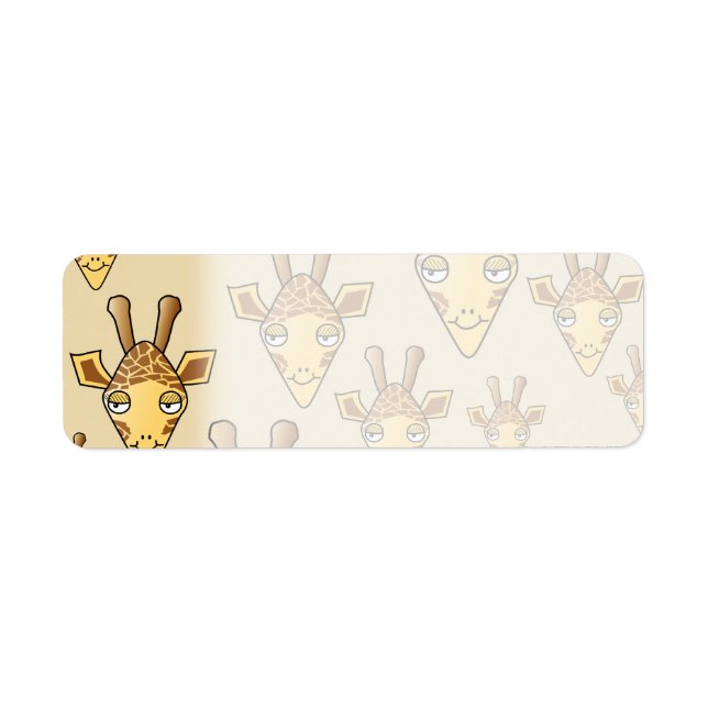 Giraffe Design. Label (Front)