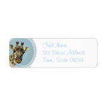 Giraffe Design Return Address Mailing Label