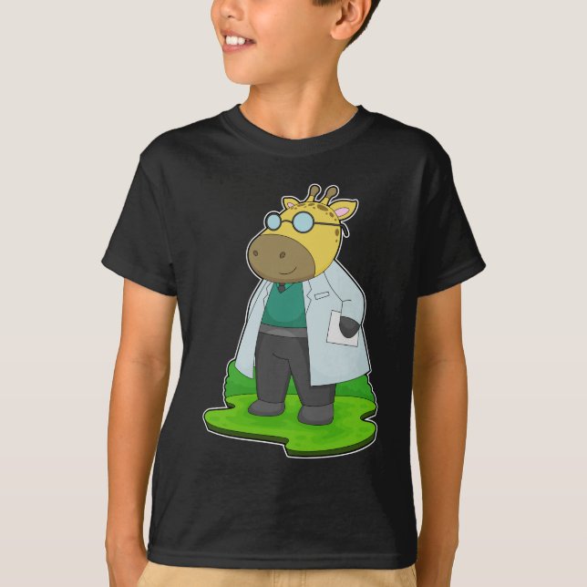 Giraffe Doctor Doctor's coat T-Shirt (Front)