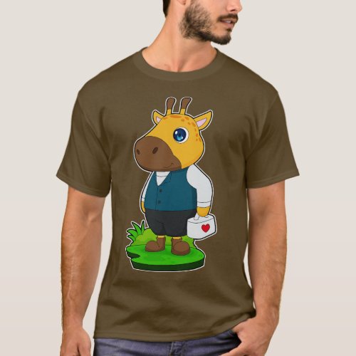 Giraffe Doctor First aid kit T_Shirt