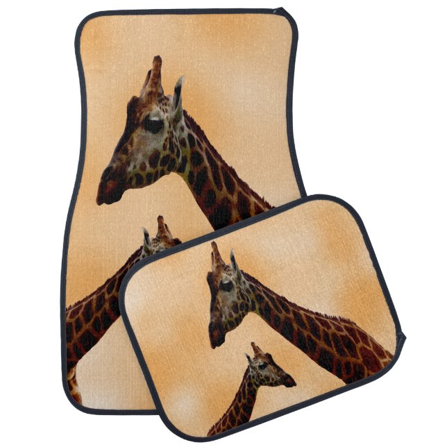 Giraffe Double Trouble, Car Mats (Set)