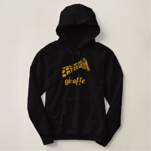 Giraffe Embroidered Jacket Hoodie