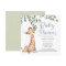 Giraffe Eucalyptus Greenery Baby Shower