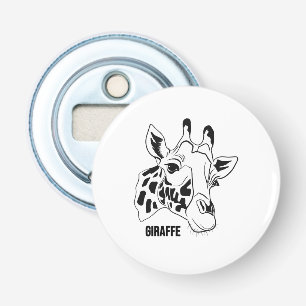 Giraffe face bottle opener