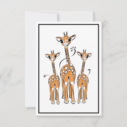 Giraffe Family  (Front)