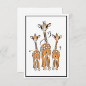 Giraffe Family  (Front/Back)