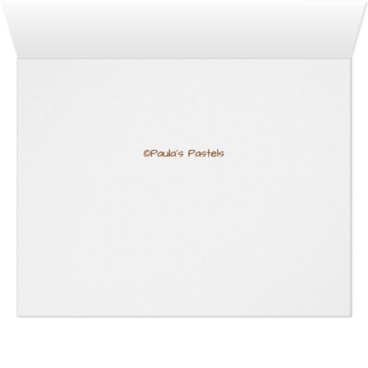 Giraffe Family - Birth Announcement (Inside Horizontal (Bottom))