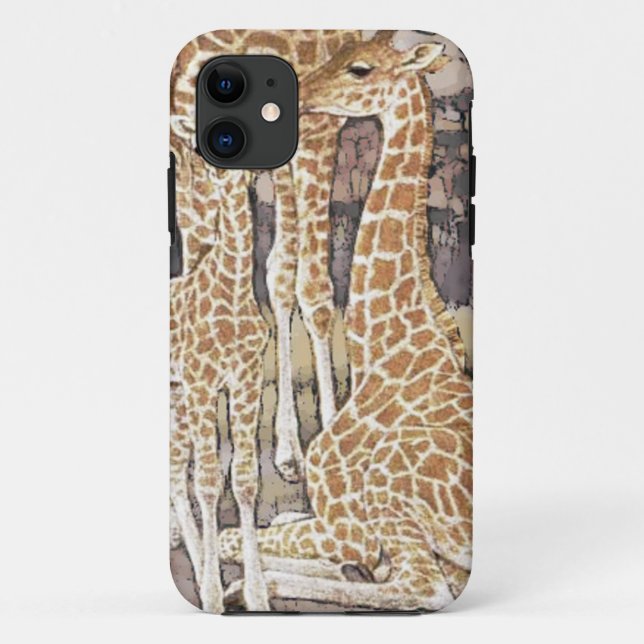 Giraffe Family iPhone 5 Case (Back)