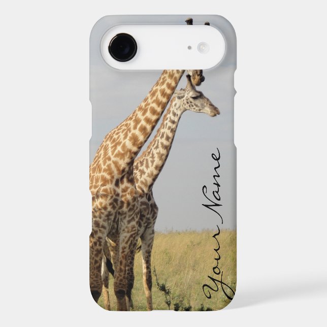 Giraffe Family iPhone 6 Plus Case Personalize! (Back)