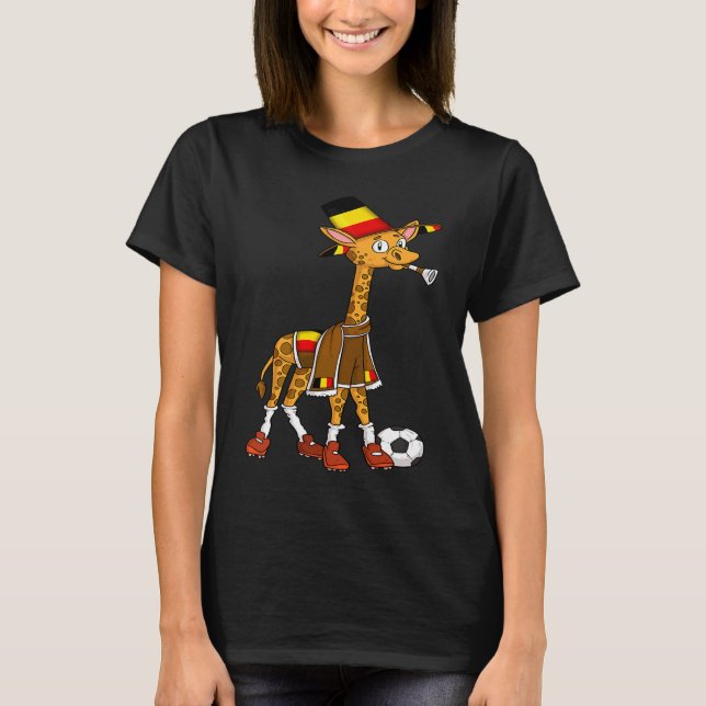 Giraffe fan Belgium T-Shirt (Front)