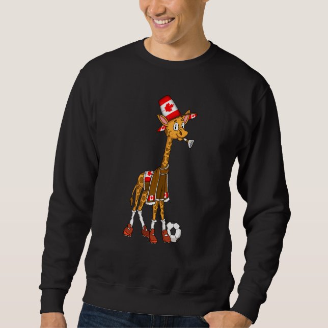 Giraffe fan Canada Sweatshirt (Front)