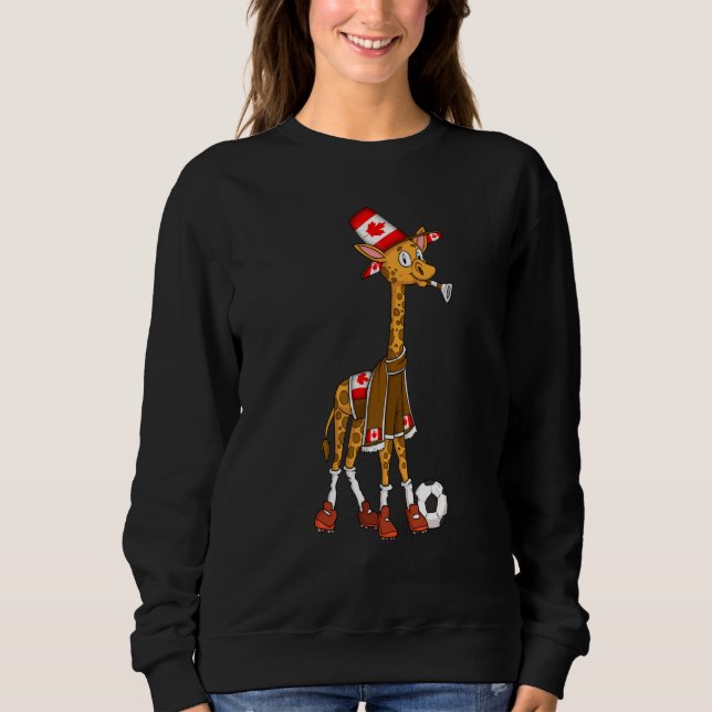 Giraffe fan Canada Sweatshirt (Front)