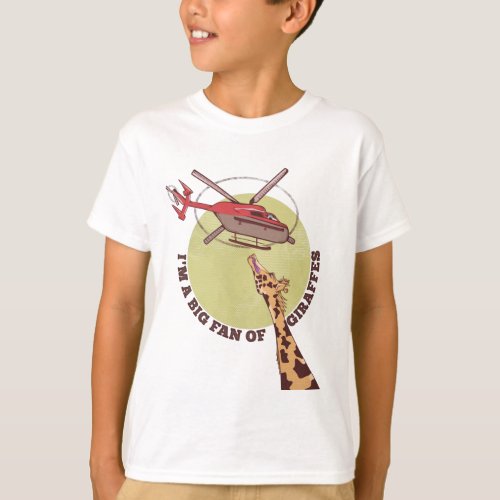 Giraffe fan T_Shirt