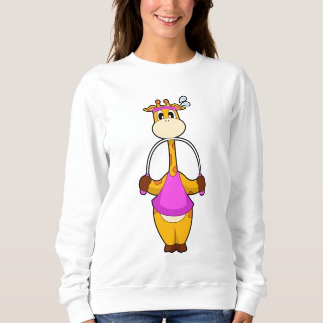 Giraffe Fitness Rope Sweatshirt (Front)