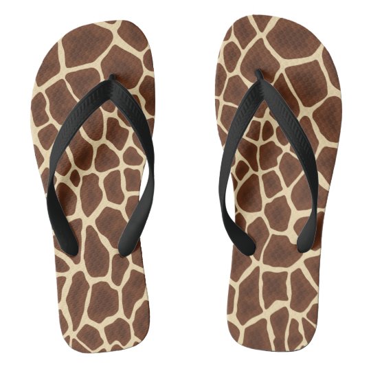 giraffe flip flops