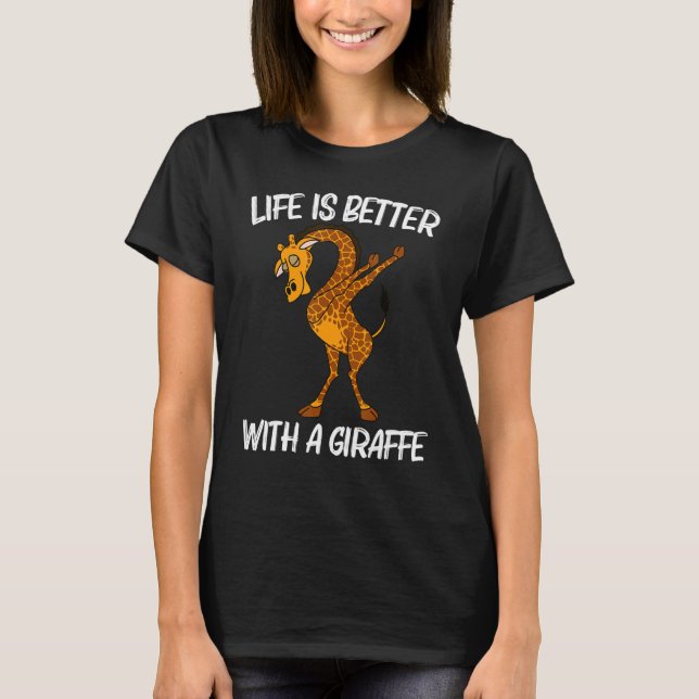 Giraffe For Men Women Safari Wild Zoo Animal T-Shirt (Front)