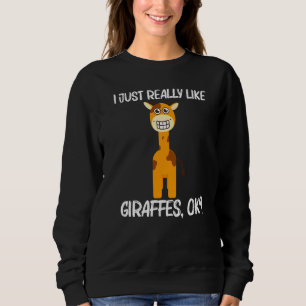 Giraffe For Men Women Safari Wildlife Animal  1 Sweatshirt
