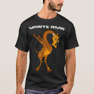 Giraffe For Mom Mother Safari Wild Zoo Animal T-Shirt