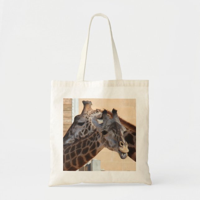 Giraffe Friends on Tote Bag (Front)
