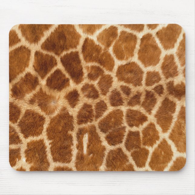 Giraffe fur mouse pad (Front)