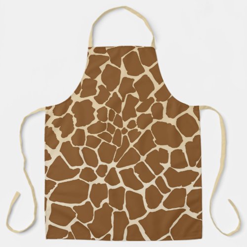 Giraffe Fur Pattern Print  Apron