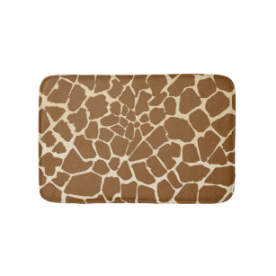 Giraffe Fur Pattern Print  Bath Mat