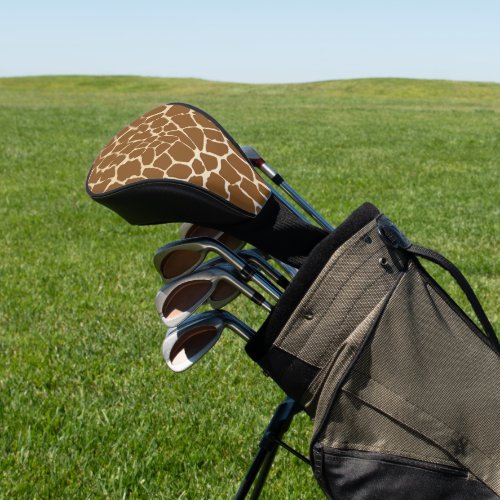Giraffe Fur Pattern Print  Golf Head Cover