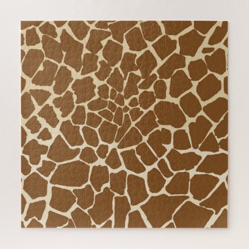 Giraffe Fur Pattern Print  Jigsaw Puzzle
