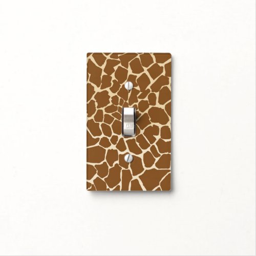 Giraffe Fur Pattern Print  Light Switch Cover